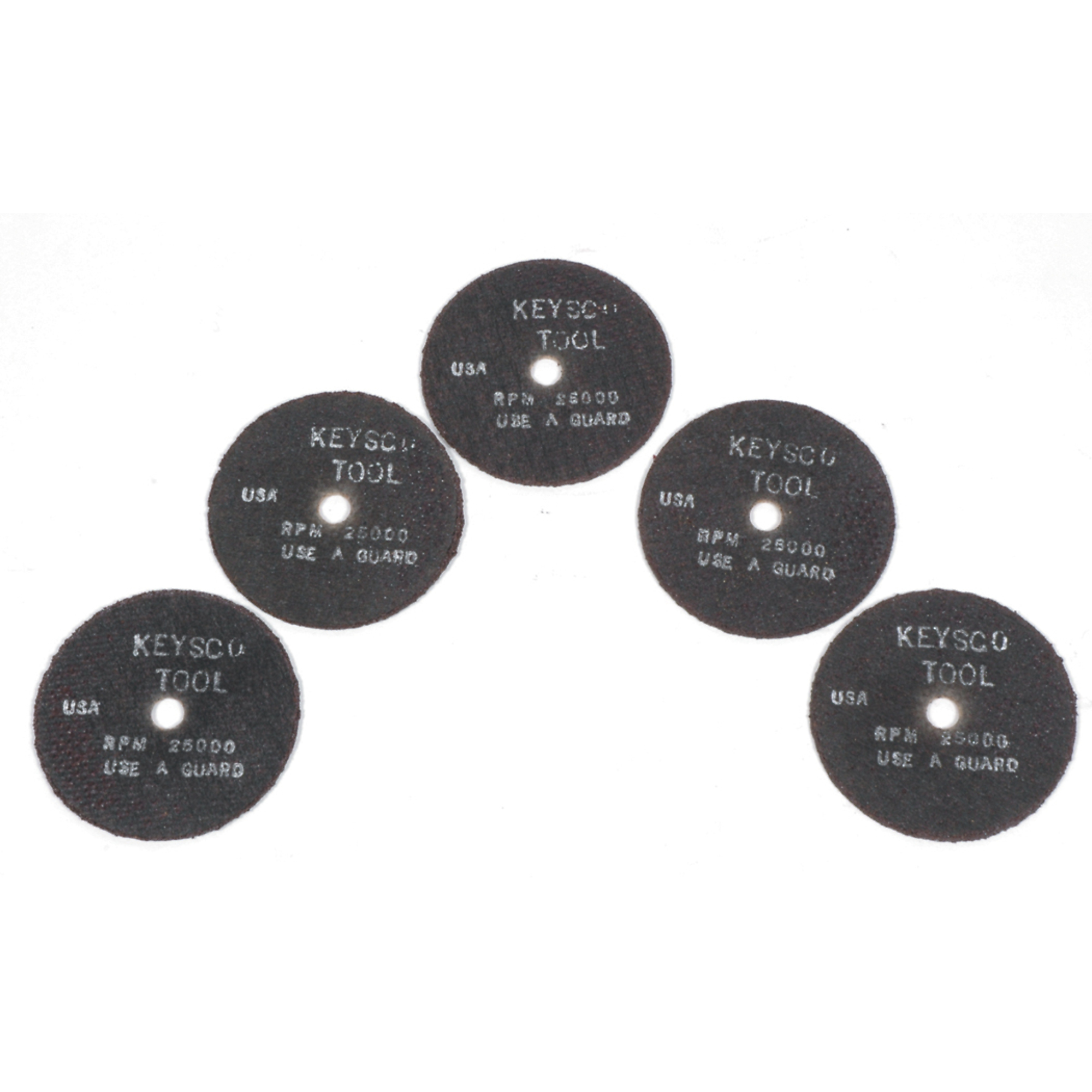 Keysco Cut-Off Wheels — 3in. x 1/16in., 3/8in. Arbor, 5 Pk, Model# 77616